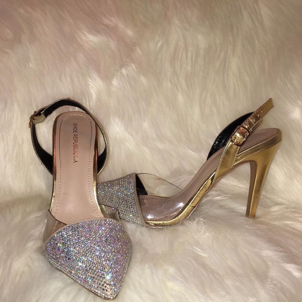 Shoe Republica sparkling high heels